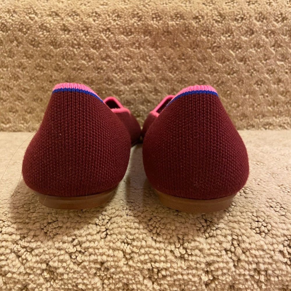 Rothy’s Merino Wool Points In Currant - Size 9 - image 2